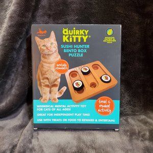 Quirky Kitty Sushi Hunter Bento Box Puzzle Treat and Reward Activity